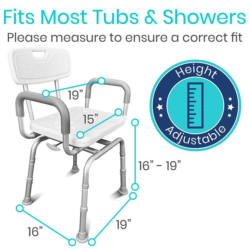 Swivel Shower Chair Vive Health - AskSAMIE: Answers for Accessibility