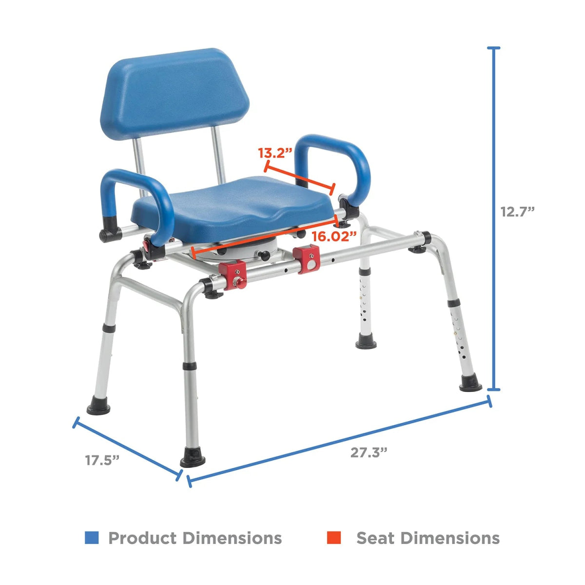 Swivel & Sliding Transfer Bench w/ Arm Rests Journey Health & Lifestyle - AskSAMIE: Answers for Accessibility