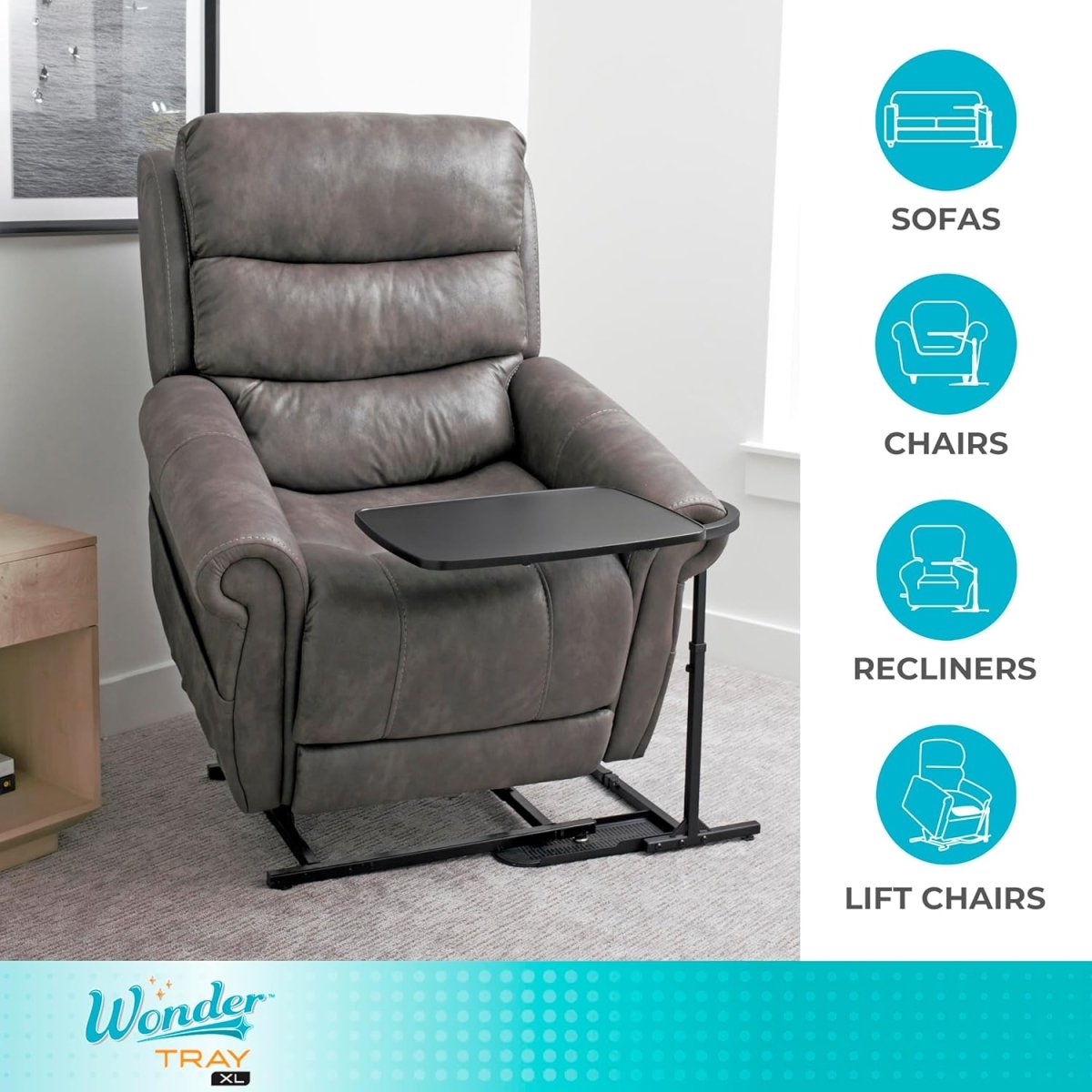 Swivel Tray Table | Hospital Table Alternative for Home Wonder Tray - AskSAMIE: Answers for Accessibility