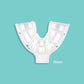 Adult Small SymplBrush bristle cradle measuring 76 mm across, the narrower of the two sizes included in the Starter Kit.