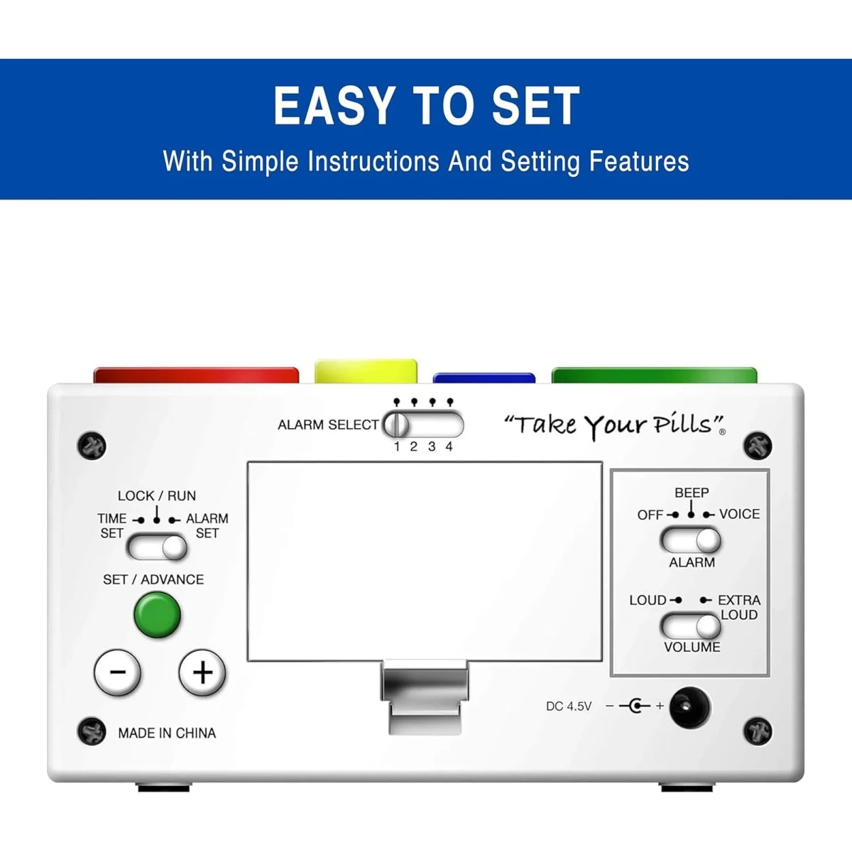 Talking Medicine Alarm Clock MedCenter Systems - AskSAMIE: Answers for Accessibility