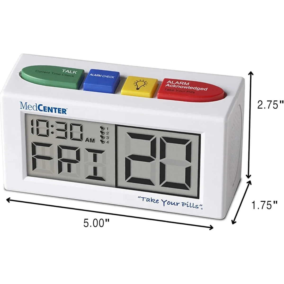 Talking Medicine Alarm Clock MedCenter Systems - AskSAMIE: Answers for Accessibility