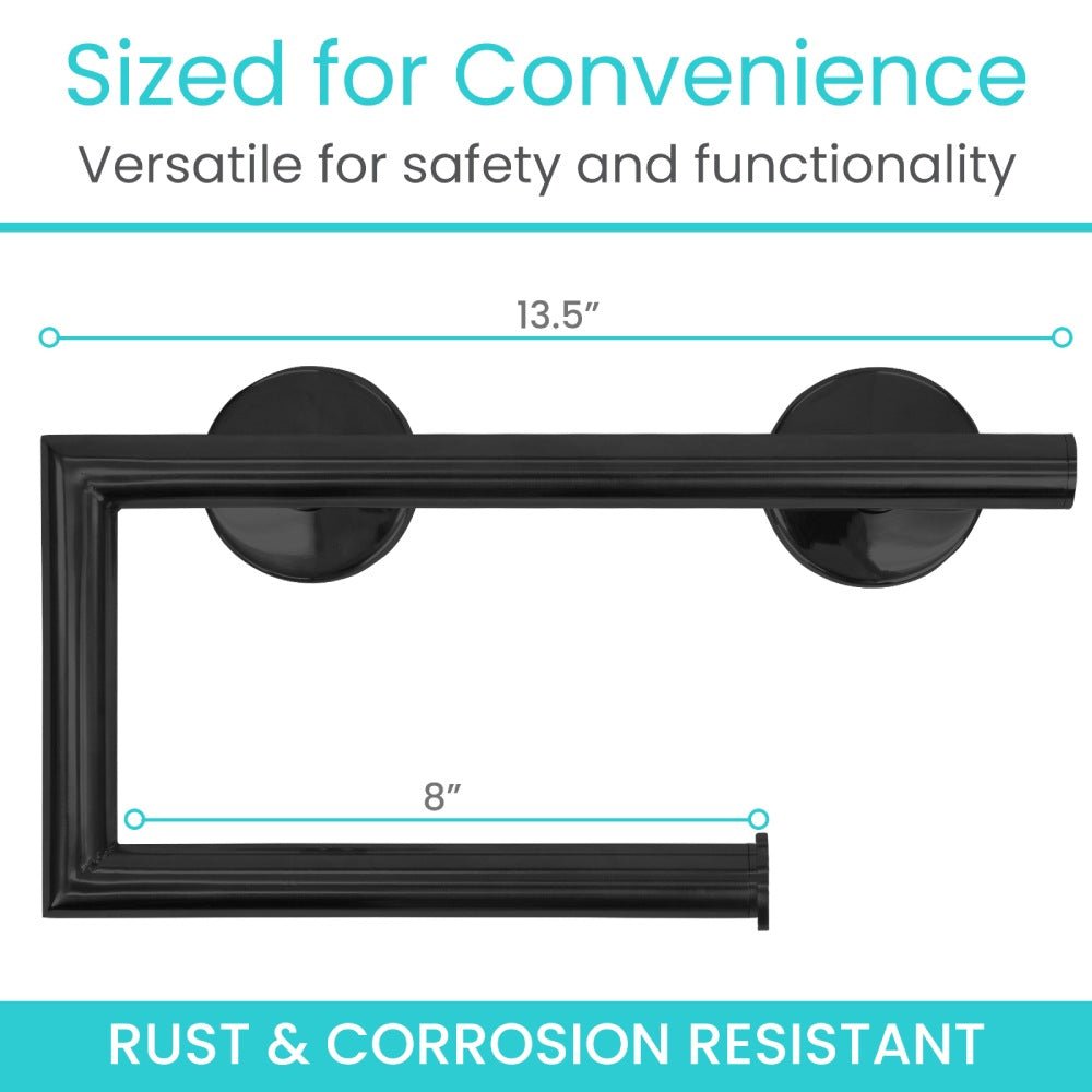 Toilet Paper Holder Grab Bar Vive Health - AskSAMIE: Answers for Accessibility