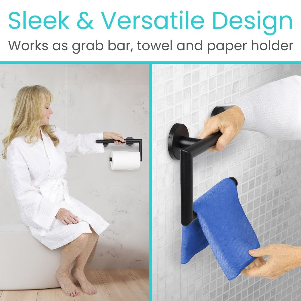 Toilet Paper Holder Grab Bar Vive Health - AskSAMIE: Answers for Accessibility