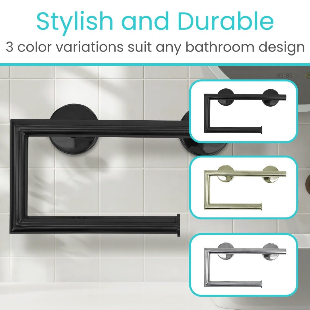 Toilet Paper Holder Grab Bar Vive Health - AskSAMIE: Answers for Accessibility