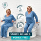 Toilet Safety Rails with Adjustable Height – No-Leg Design for Seniors Lunderg - AskSAMIE: Answers for Accessibility