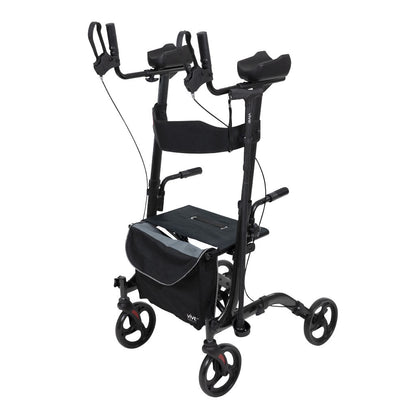 Upright Walker | Lightweight, Adjustable Rollator with Seat Vive Health - AskSAMIE: Answers for Accessibility