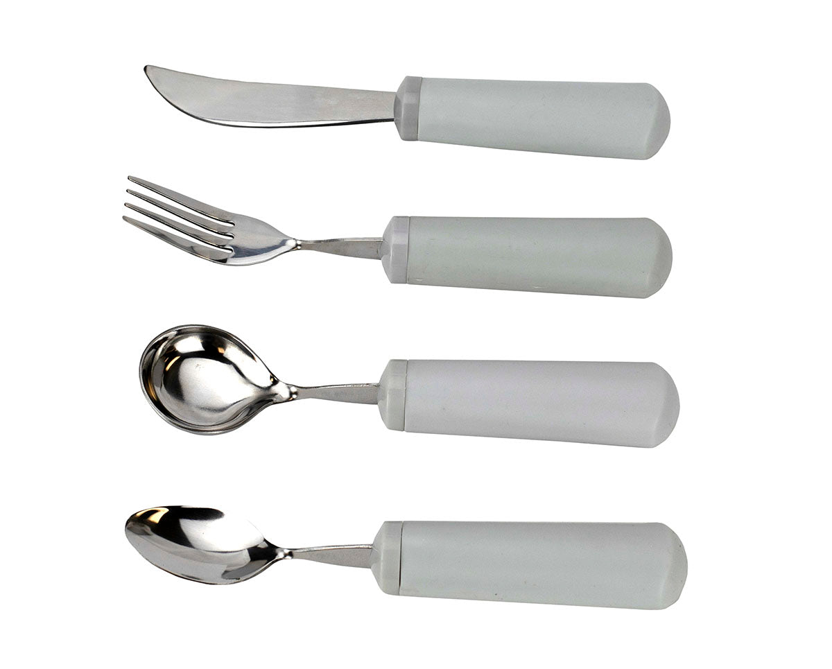 Weighted Silverware Set Fabrication Enterprises Inc - AskSAMIE: Answers for Accessibility