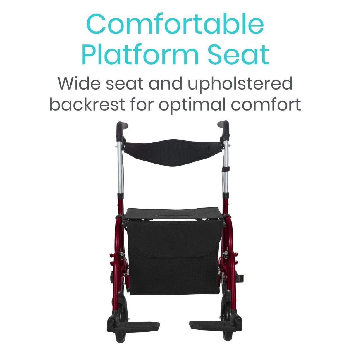 Wheelchair Rollator Combo Vive Health - AskSAMIE: Answers for Accessibility