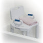 Wide and Flat Seat Shower Chair w/ Back & Arms AskSAMIE: Answers for Caregiving - AskSAMIE: Answers for Accessibility