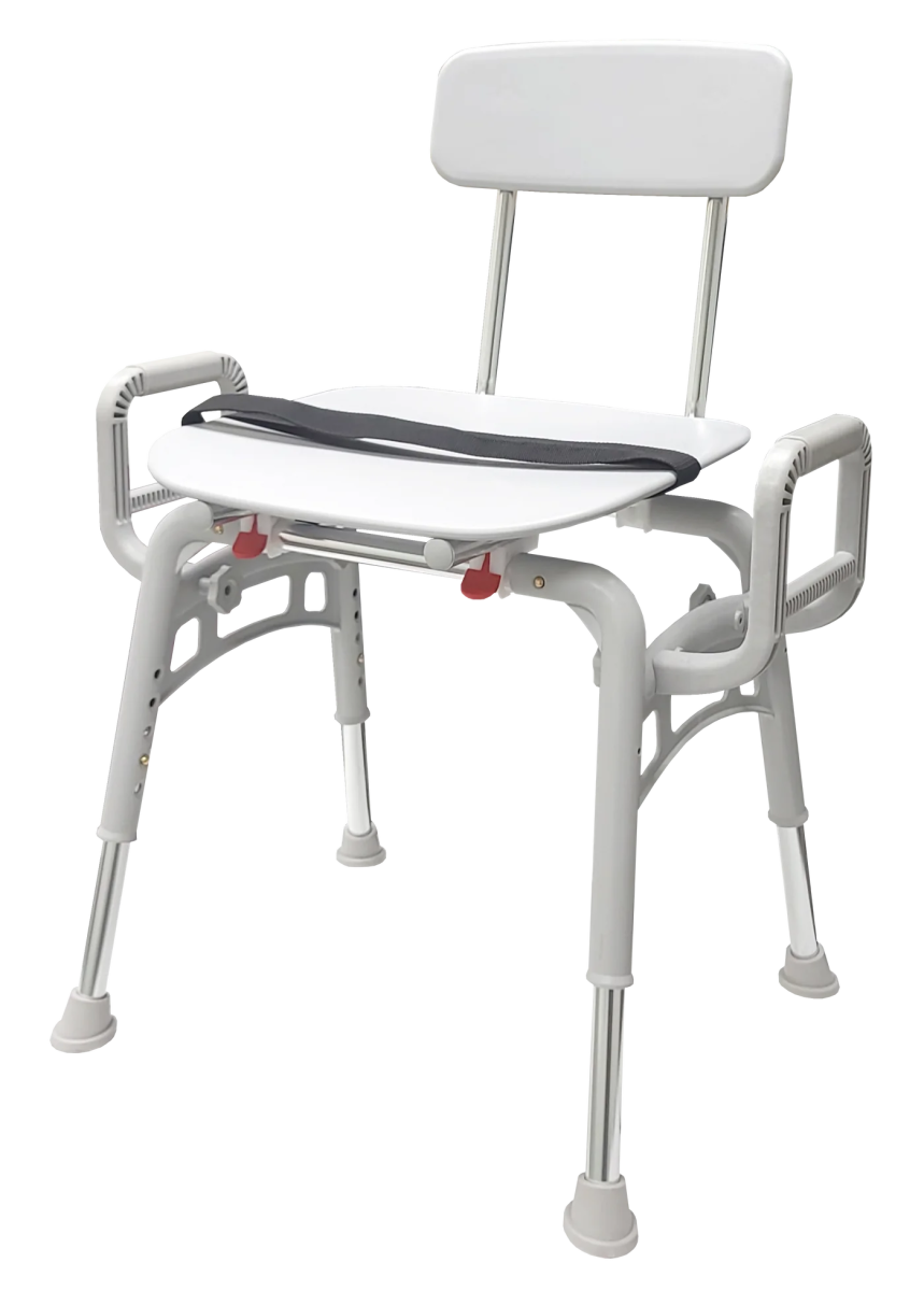 Wide Seat Shower Chair with Arms & Back Eagle Health - AskSAMIE: Answers for Accessibility