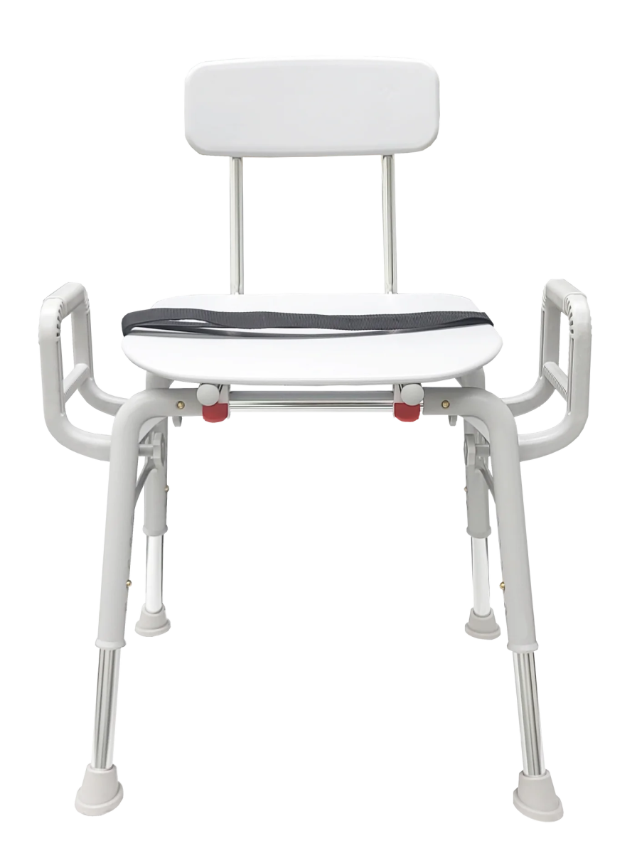 Wide Seat Shower Chair with Arms & Back Eagle Health - AskSAMIE: Answers for Accessibility