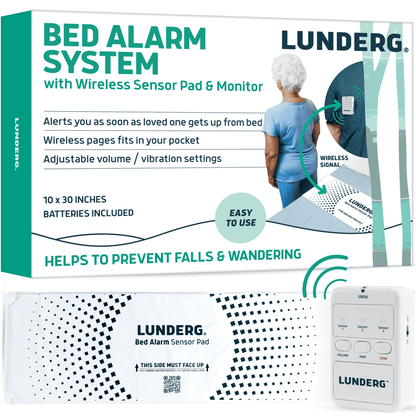 Wireless Bed Alarm for Elderly – Fall Prevention Bed Exit Sensor Lunderg - AskSAMIE: Answers for Accessibility