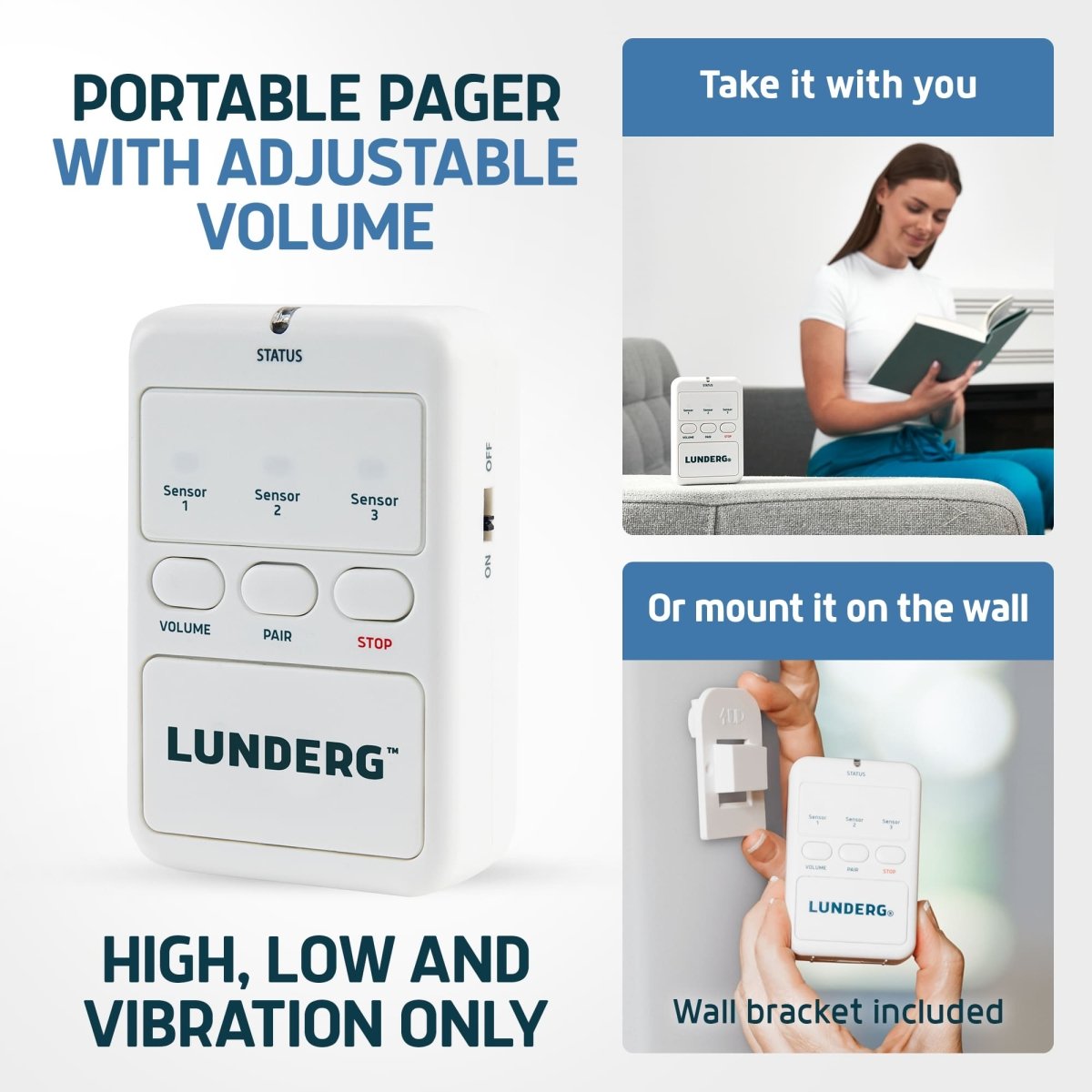 Wireless Bed Alarm for Elderly – Fall Prevention Bed Exit Sensor Lunderg - AskSAMIE: Answers for Accessibility