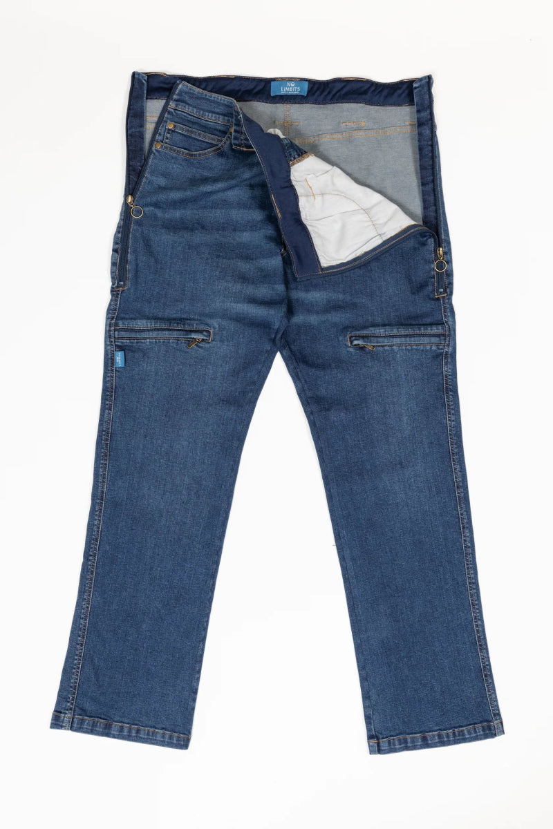 Women's Adaptive Denim Wheelchair Pant No Limbit - AskSAMIE: Answers for Accessibility