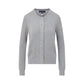 Women's Grey Adaptive Magnetic Front Knit Cardigan Sweater by MagnaReady® MagnaReady - AskSAMIE: Answers for Accessibility