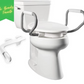 elevated toilet seat with bidet