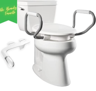 elevated toilet seat with bidet