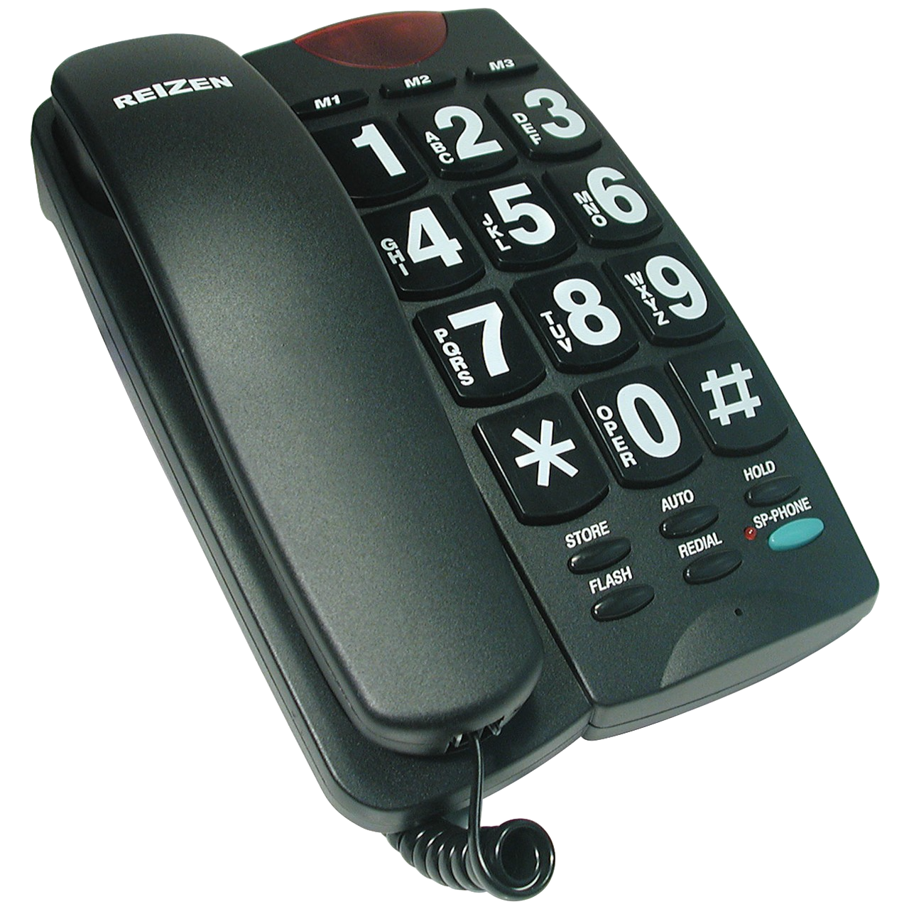 phone with big buttons and numbers