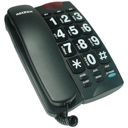 phone with big buttons and numbers