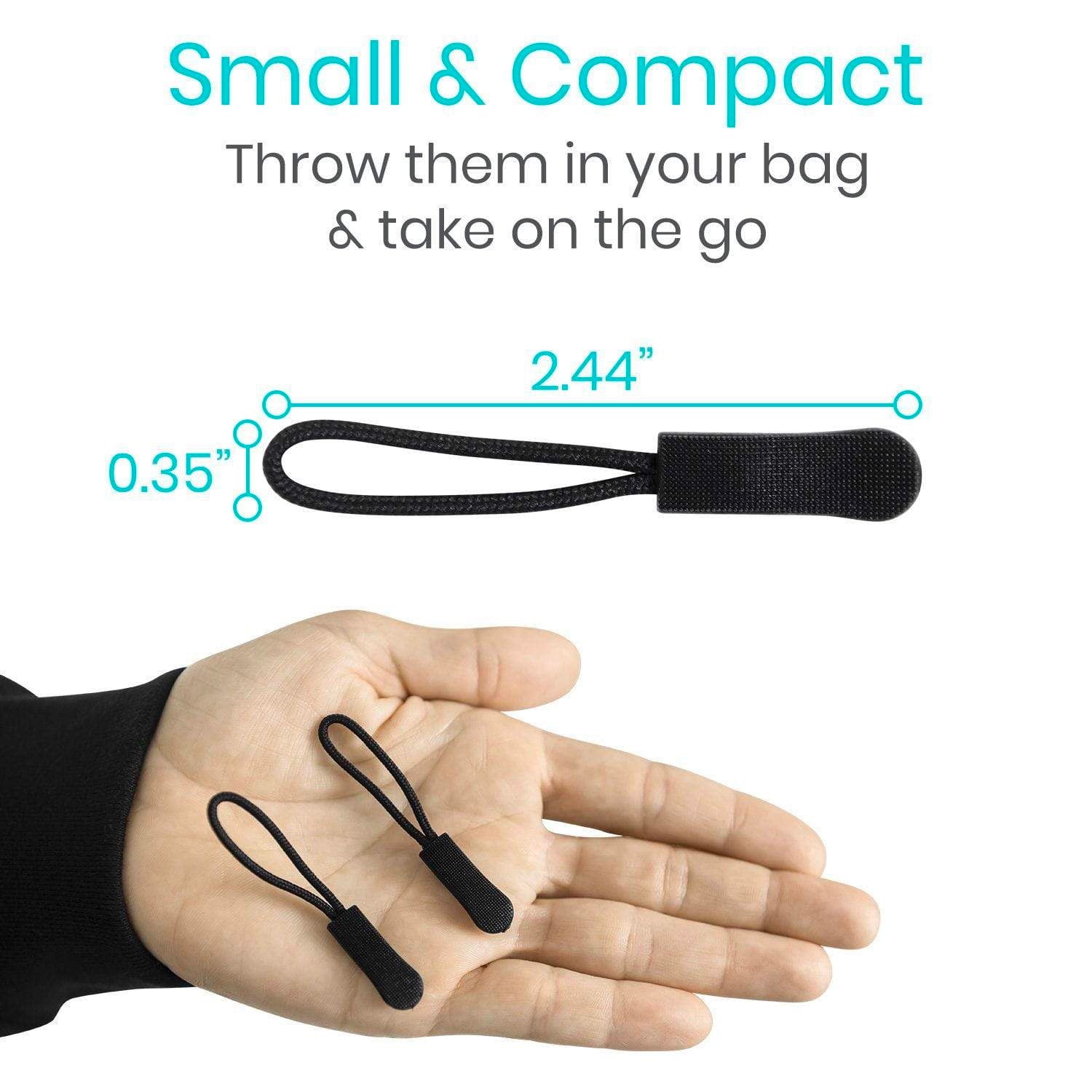 Zipper Pulls dimensions