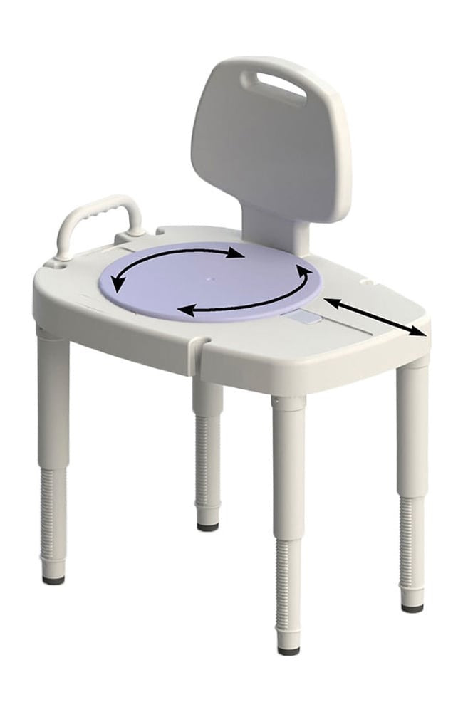 Bariatric sliding tub bench