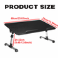 Tilt Bed Tray Table dimensions