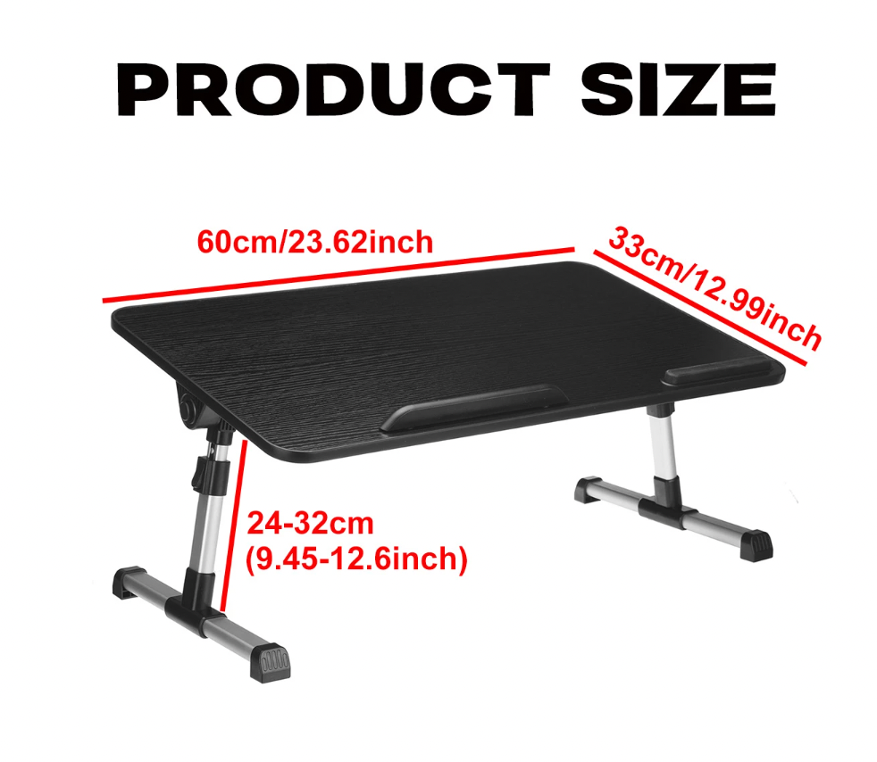 Tilt Bed Tray Table dimensions