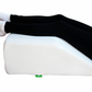 legs on top of the bed wedge