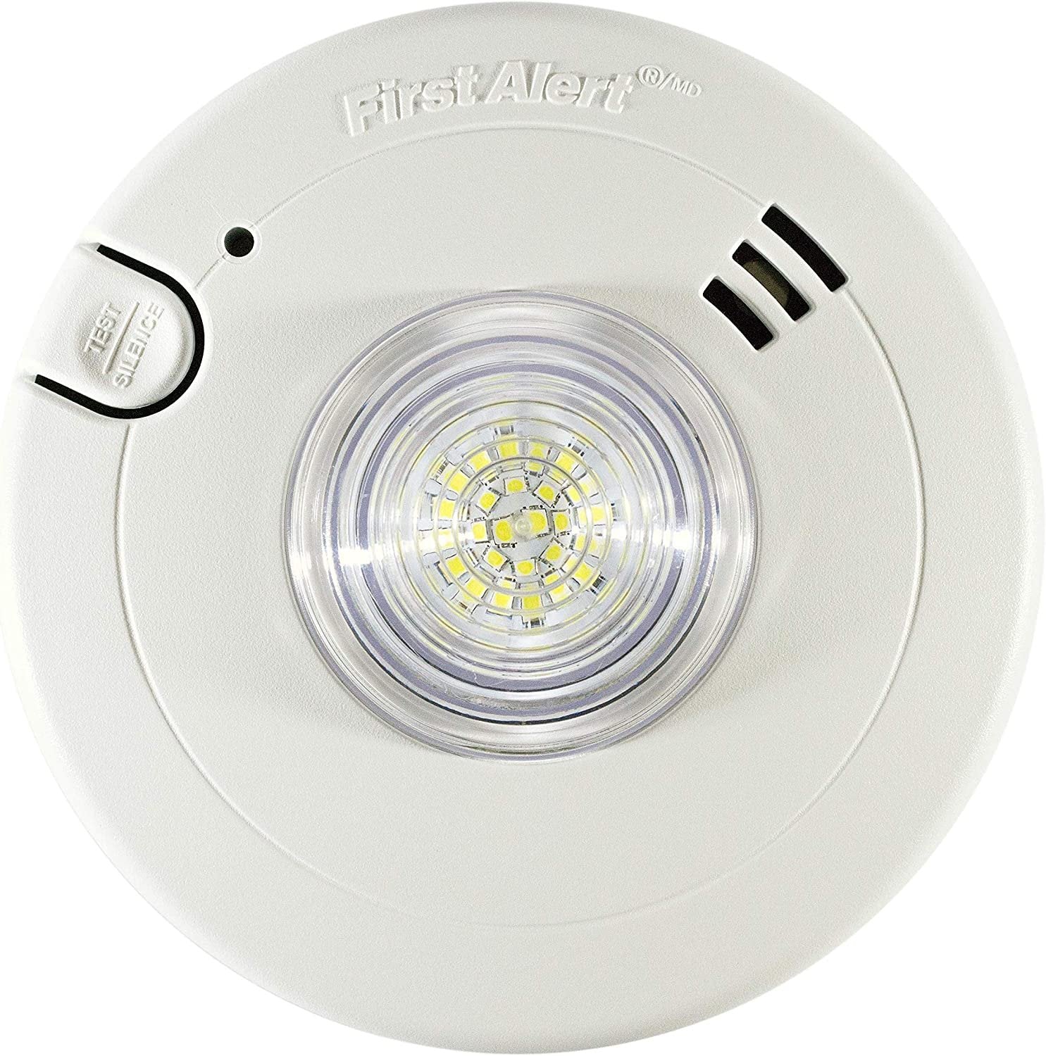 smoke alarm with strobe light