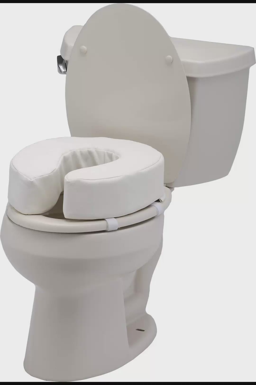 video of how to use the foam seat on the toilet