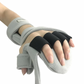 up close of fingers on splint