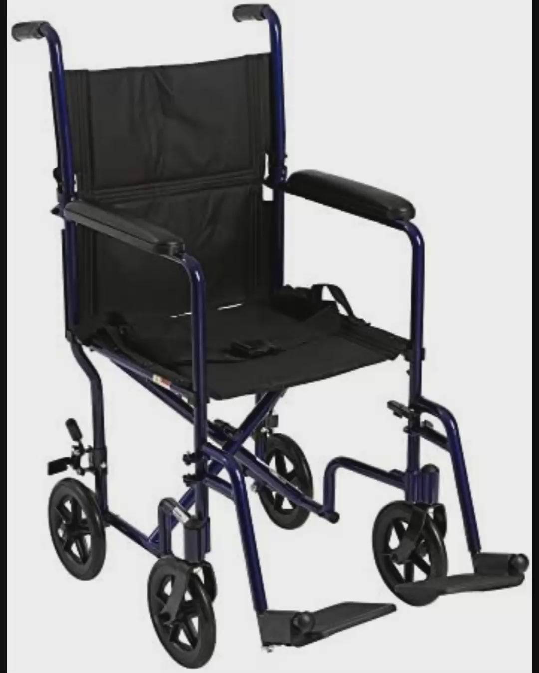 how transport wheelchair works video