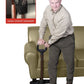 man using couch cane