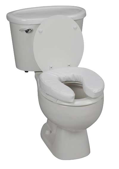 foam seat on toilet
