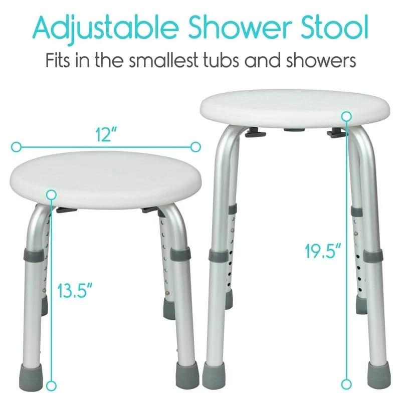 shower stool dimensions