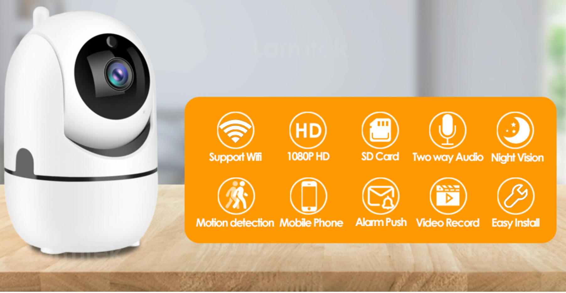 Visual Monitor w/ Wifi & 2 Way Audio