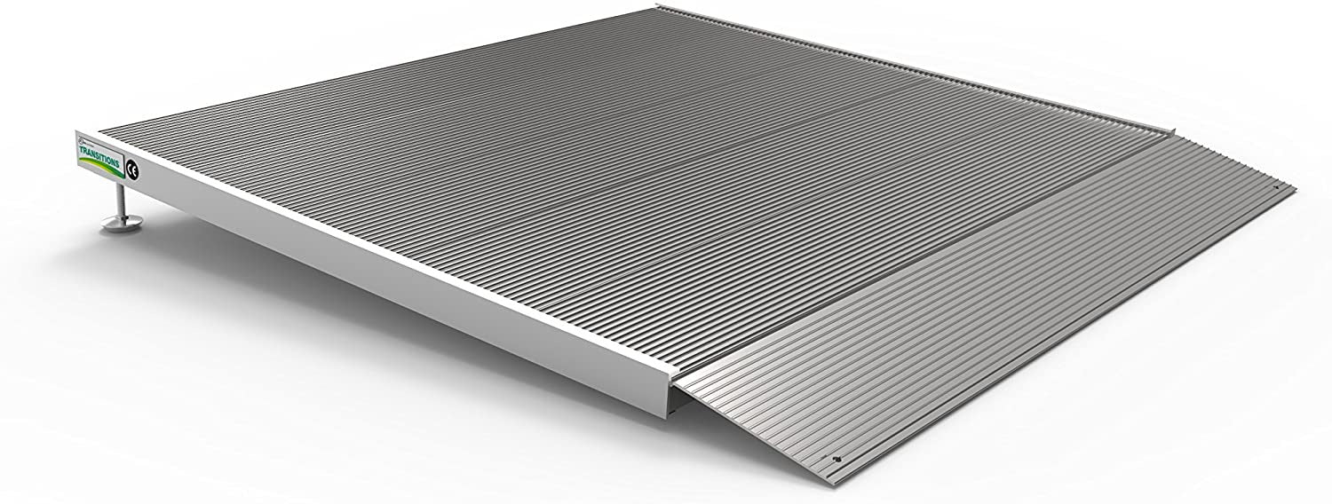 Adjustable height threshold ramp