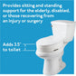 Bolted Toilet Seat Riser-Elongated