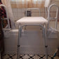 tub transfer bench leg extensions on bench