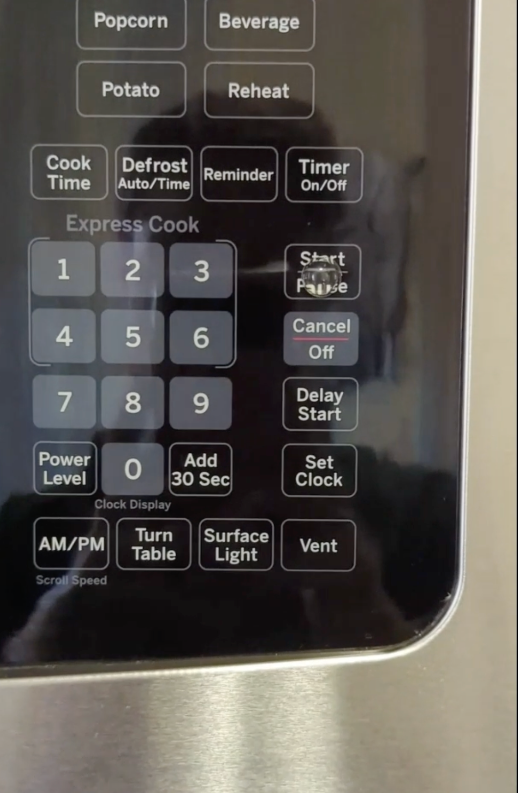 bump dot on microwave