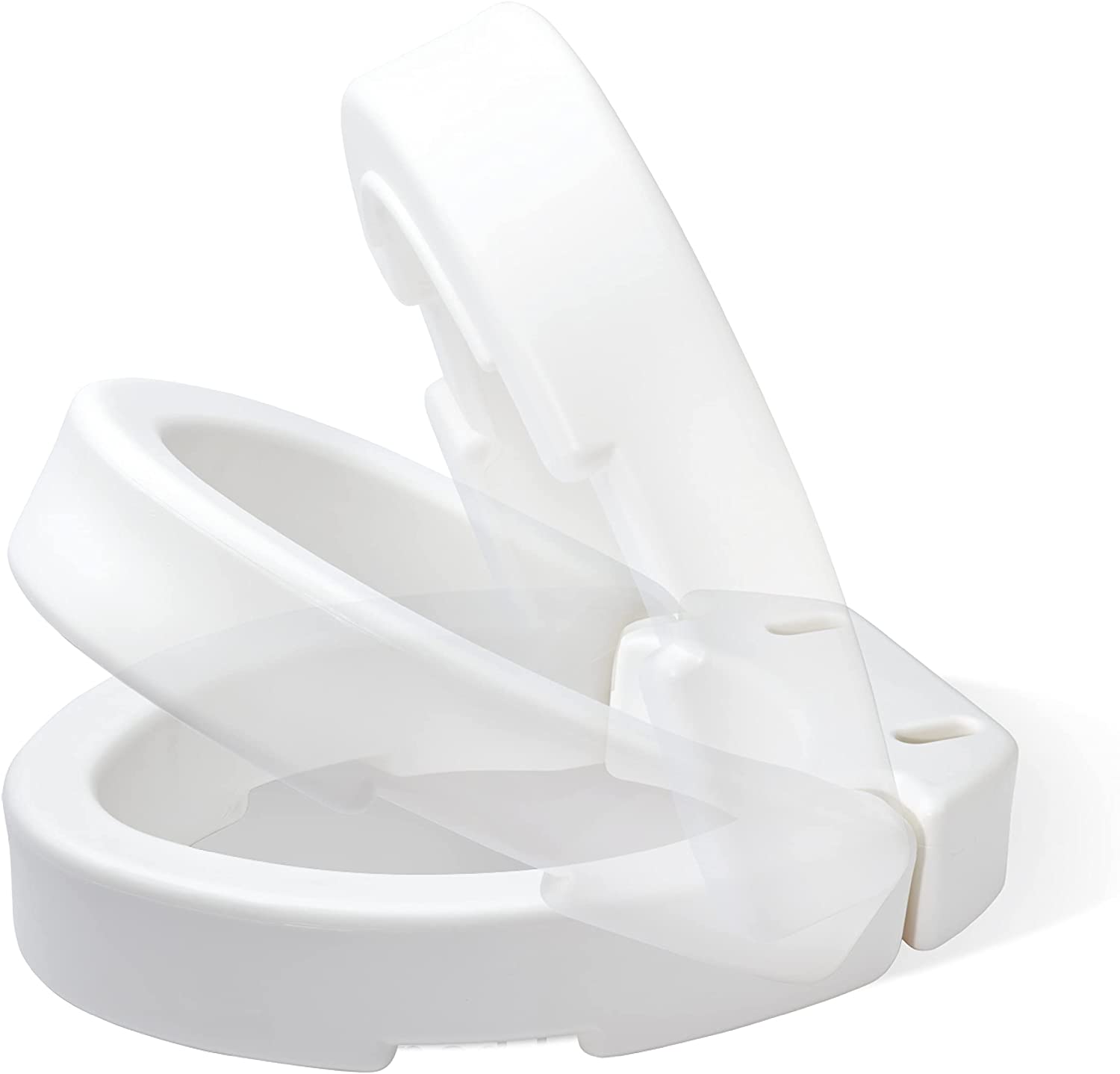 round elevated toilet seat