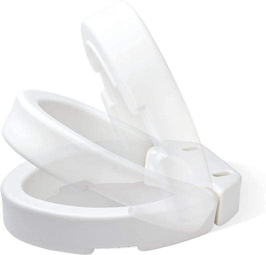 round elevated toilet seat