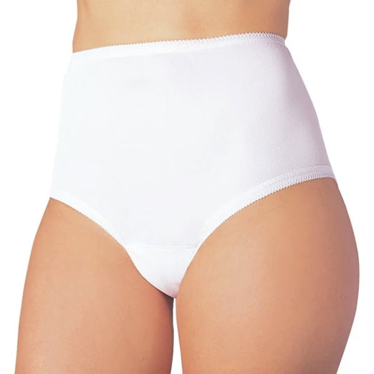 3 pack women's reusable incontinence briefs picture on model