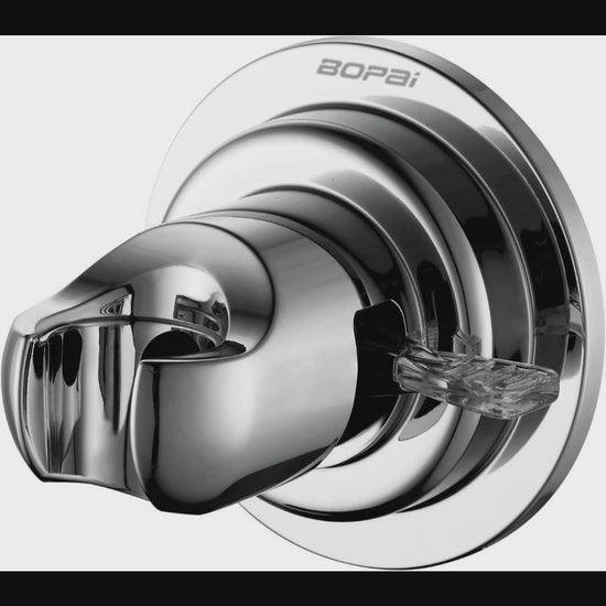 video of how to use handheld shower holder