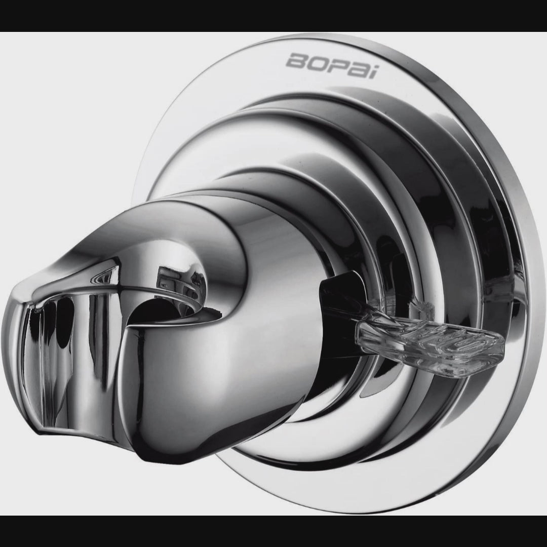 video of how to use handheld shower holder