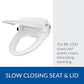 slow closing toilet lid