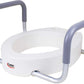 Bolted Toilet Seat Riser with Arms - Elongated Vive Health - AskSAMIE: Answers for Accessibility