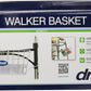 up close walker basket with organizer
