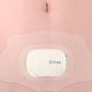 d free bladder device on person's stomach